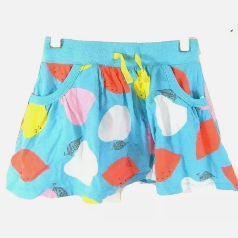 Mini Boden Fruit‎ Print Knit Skort